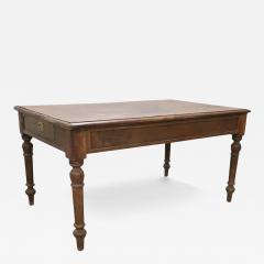 Early 20th Century Italian Rustic Kitchen Table or Dining Table in Oak Wood - 3918099