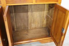 Early 20th Century Italian Solid Cherry Wood Large Bookcase or Sideboard - 2286223