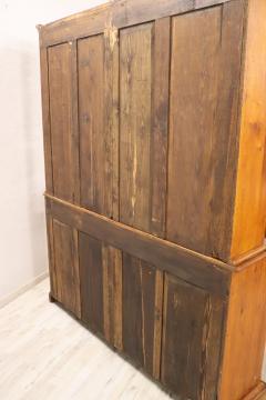 Early 20th Century Italian Solid Cherry Wood Large Bookcase or Sideboard - 2286225