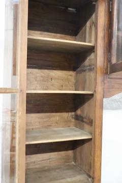 Early 20th Century Italian Solid Fir Wood Arched Bookcase - 2889187