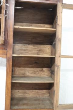 Early 20th Century Italian Solid Fir Wood Arched Bookcase - 2889188