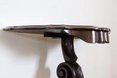 Early 20th Century Italian Walnut Gu ridon Tripod Table or Pedestal Table - 4209473