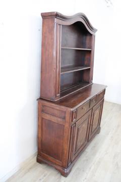 Early 20th Century Italian Walnut Louis XIV Style Sideboard with Plate Rack - 2556567