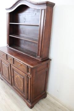 Early 20th Century Italian Walnut Louis XIV Style Sideboard with Plate Rack - 2556568