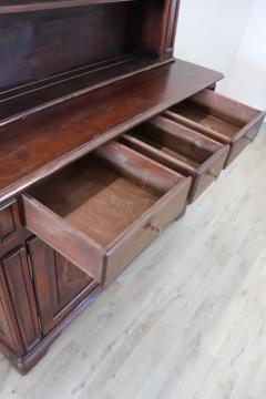 Early 20th Century Italian Walnut Louis XIV Style Sideboard with Plate Rack - 2556571