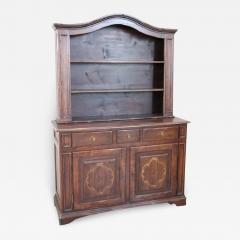 Early 20th Century Italian Walnut Louis XIV Style Sideboard with Plate Rack - 2559485