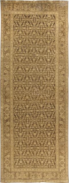 Early 20th Century Karabagh Brown and Beige Handmade Wool Rug - 2455638