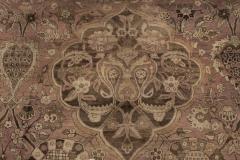 Early 20th Century Kirman Rug in Beige Blue Brown and Pink - 2447898