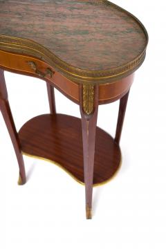 Early 20th Century Louis XV Style French Inlaid Marble Top Side Table - 4505524