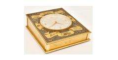 Early 20th Century Luxor Swiss Bronze Desk Table Clock with 8 Day Movement - 4313359