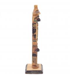 Early 20th Century Model of Totem Pole NW Coast America - 2491537