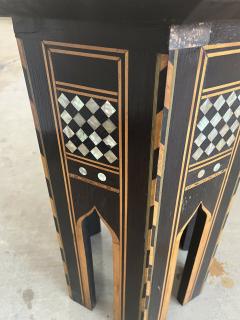 Early 20th Century Moroccan Inlaid Hexagonal Table - 4050257