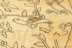 Early 20th Century North Indian Botanic Handmade Wool Carpet - 2452957