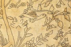 Early 20th Century North Indian Botanic Handmade Wool Carpet - 2452958