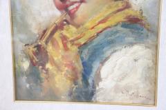 Early 20th Century Oil Painting on Board by Luca Postiglione Italian Artist - 2409849