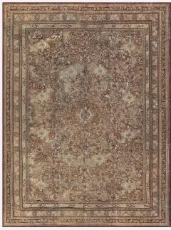Early 20th Century Oushak Pale Rust Handmade Wool Rug - 2456607