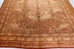 Early 20th Century Oushak Pale Rust Handmade Wool Rug - 2456608