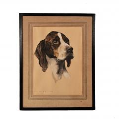 Early 20th Century Painting of Water Dog by Fairchild - 3558210