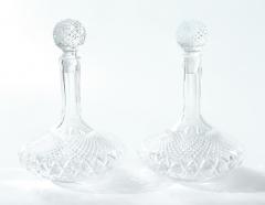 Early 20th Century Pair of Cut Crystal Drinks Decanter  - 946443