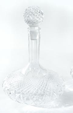 Early 20th Century Pair of Cut Crystal Drinks Decanter  - 946449