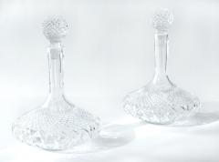 Early 20th Century Pair of Cut Crystal Drinks Decanter  - 946450