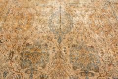 Early 20th Century Persian Kirman Botanic Handmade Wool Carpet - 2447869