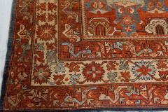 Early 20th Century Persian Malayer Hand Knotted Wool Rug Size Adjusted  - 2446850