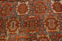 Early 20th Century Persian Malayer Hand Knotted Wool Rug Size Adjusted  - 2446853