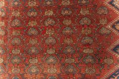 Early 20th Century Persian Malayer Red Handmade Wool Rug - 2443595