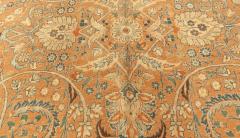 Early 20th Century Persian Tabriz Handmade Wool Rug in Rust and Midnight Blue - 2445503