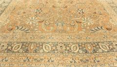 Early 20th Century Persian Tabriz Handmade Wool Rug in Rust and Midnight Blue - 2445504