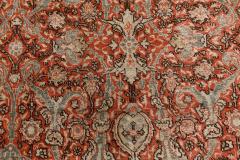 Early 20th Century Persian Tabriz Red Handmade Wool Rug - 2446285