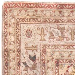Early 20th Century Persian Tabriz Yellow Red Blue and White Handwoven Wool Rug - 2454560