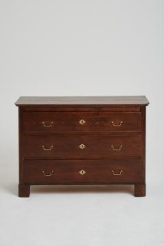 Early 20th Century Pine and Brass Chest of Drawers - 2409654
