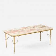 Early 20th Century Pink Marble Cocktail Table - 1336817