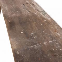 Early 20th Century Primitive Workbench Table Solid Wood 113 5  - 4581434