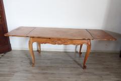 Early 20th Century Provencal Carved Cherry Wood Extendable Dining Table - 2423725