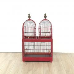 Early 20th Century Red Painted Birdcage England circa 1920 - 4133608