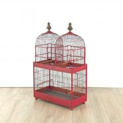 Early 20th Century Red Painted Birdcage England circa 1920 - 4133609