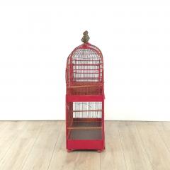 Early 20th Century Red Painted Birdcage England circa 1920 - 4133610