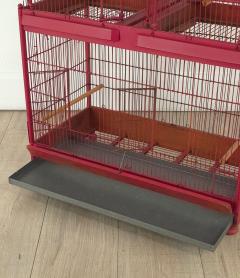 Early 20th Century Red Painted Birdcage England circa 1920 - 4133612