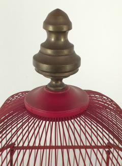 Early 20th Century Red Painted Birdcage England circa 1920 - 4133613