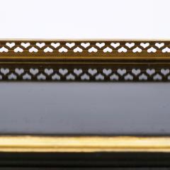 Early 20th Century Regency Style Black and Gilt Roll Top Desk - 634661