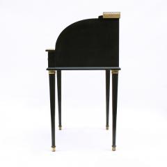 Early 20th Century Regency Style Black and Gilt Roll Top Desk - 634665