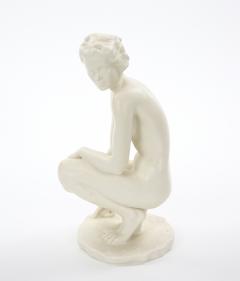Early 20th Century Rosenthal Porcelain The Crouching Woman by Fritz Klimsch - 4794825