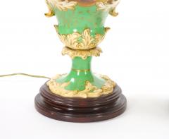 Early 20th Century Royal Worcester Hand Painted and Gilt Porcelain Table Lamps - 3884356