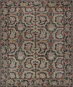 Early 20th Century Russian Bessarabian Floral Handmade Wool Rug - 2448021
