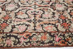 Early 20th Century Russian Bessarabian Floral Handmade Wool Rug - 2448022