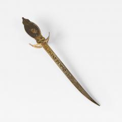 Early 20th Century Sable Shaped Letter Opener - 4402832
