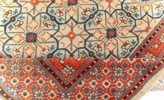 Early 20th Century Samarkand Khotan Handmade Rug in Red Beige and Blue - 2447958